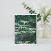 Water Lilies by Monet Postkarte (Stehend Vorderseite)