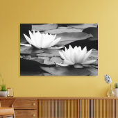 Water Lilies Canvas Print Leinwanddruck (Insitu (Wohnzimmer))