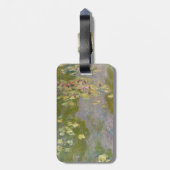 Water Lilies - Claude Monet Gepäckanhänger (Rückseite vertikal)