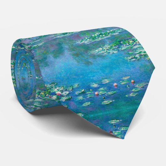 Water Lilies, Claude Monet Krawatte (Gerollt)