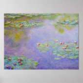 Water Lilies Claude Monet Kunstgewerbe Poster (Vorne)