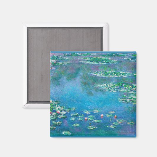 Water Lilies, Claude Monet Magnet (Vorderseite/Rückseite)
