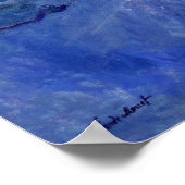 Water Lilies, Claude Monet Poster (Ecke)