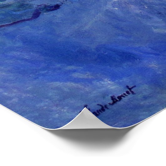 Water Lilies, Claude Monet Poster (Ecke)