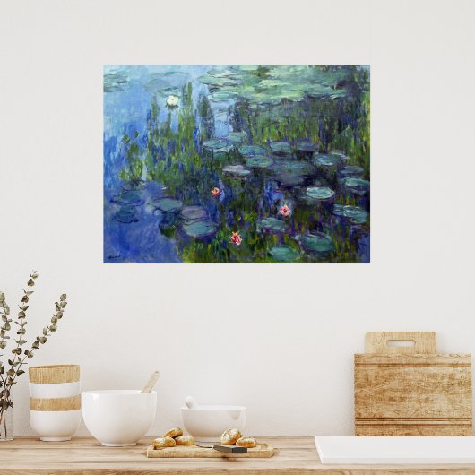 Water Lilies, Claude Monet Poster (Küche)