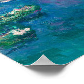 Water Lilies, Claude Monet Poster (Ecke)