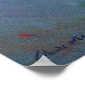 Water Lilies - Claude Monet Poster (Ecke)