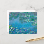 Water Lilies, Claude Monet Postkarte<br><div class="desc">Water Lilies ist eine Serie von ca. 250 Ölgemälden des französischen Impressionisten Claude Monet. Die Gemälde stellen seinen Blumengarten auf seiner Zuhause in Giverny dar und standen während der letzten dreißig Jahre seines Lebens im Mittelpunkt seiner künstlerischen Produktion.</div>