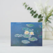 Water Lilies - Claude Monet Postkarte (Stehend Vorderseite)