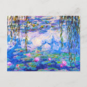 Water Lilies Claude Monet Postkarte (Vorderseite)