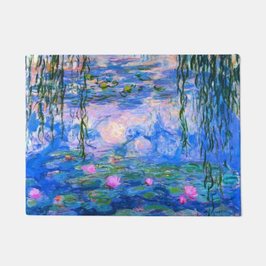 Water Lilies Claude Monet restauriert Fußmatte (Vorderseite)
