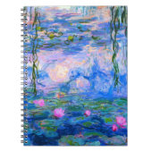 Water Lilies Claude Monet restauriert Notizblock (Vorderseite)