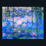 Water Lilies Claude Monet restauriert Poster<br><div class="desc">Water Lilies Claude Monet restauriert</div>