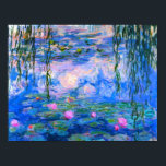 Water Lilies Claude Monet restauriert Poster<br><div class="desc">Water Lilies Claude Monet restauriert</div>
