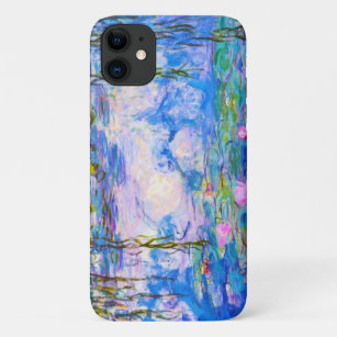 Water Lilies Claude Monet Wasserteich blau lebendi Case-Mate iPhone Hülle