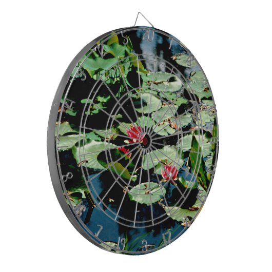 Water Lilies Dartscheibe (Vorderseite Links)