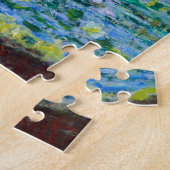 "Water Lilies" des Impressionisten Claude Monet, Puzzle (Seite)