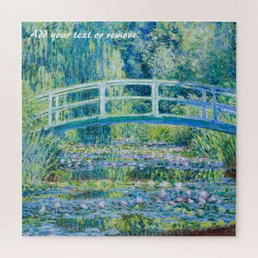 "Water Lilies" des Impressionisten Claude Monet, Puzzle (Vertikal)
