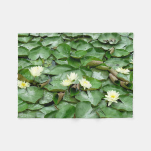 Water Lilies Fleecedecke