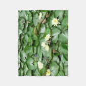 Water Lilies Fleecedecke (Vorderseite)