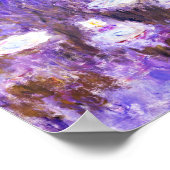 Water Lilies Gemälde von Claude Monet Poster (Ecke)