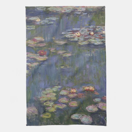 Water Lilies Geschirrtuch (Vertikal)