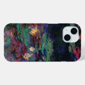 WATER LILIES GREEN POND Claude Monet Dark Floral Case-Mate iPhone Hülle (Rückseite (Horizontal))