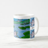 Water lilies kaffeetasse (VorderseiteRechts)