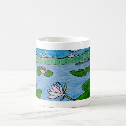 Water lilies kaffeetasse (Mittel)