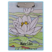 Water Lilies Klemmbrett (Vorderseite)