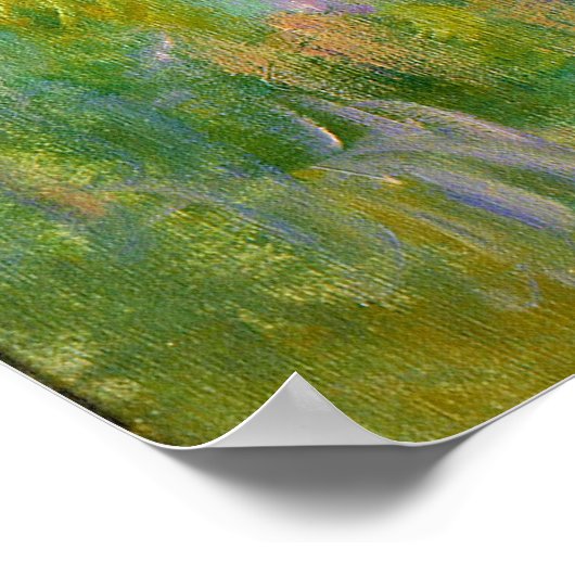 Water Lilies - Le Bassin des Nympheas by Monet Poster (Ecke)