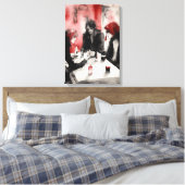 Water Lilies Leinwand Mauer (Insitu (Schlafzimmer))