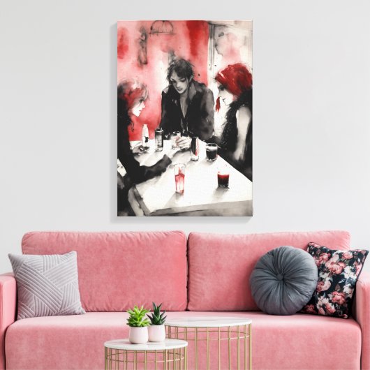 Water Lilies Leinwand Mauer (Insitu (Wohnzimmer))