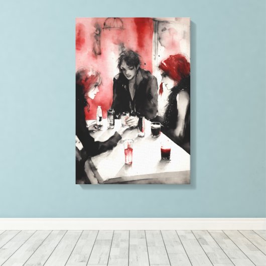 Water Lilies Leinwand Mauer (Insitu (Holzboden))