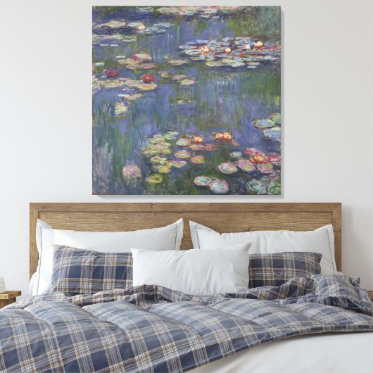 Water Lilies Leinwanddruck (Insitu (Schlafzimmer))