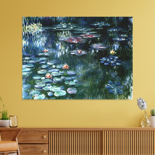 Water Lilies Leinwanddruck (Insitu (Wohnzimmer))