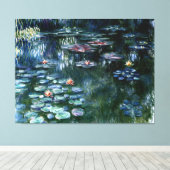 Water Lilies Leinwanddruck (Insitu (Holzboden))