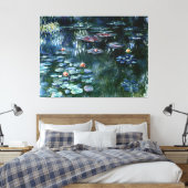 Water Lilies Leinwanddruck (Insitu (Schlafzimmer))