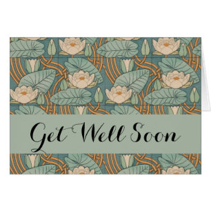 Water Lilies Lily Art Nouveau Natur