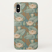 Water Lilies Lily Art Nouveau Natur Case-Mate iPhone Hülle (Rückseite)