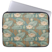 Water Lilies Lily Art Nouveau Natur Laptopschutzhülle (Vorderseite)