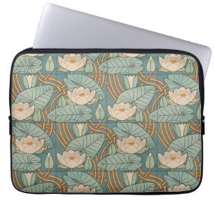 Water Lilies Lily Art Nouveau Natur Laptopschutzhülle