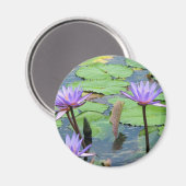 Water Lilies Magnet (Vorderseite/Rückseite)