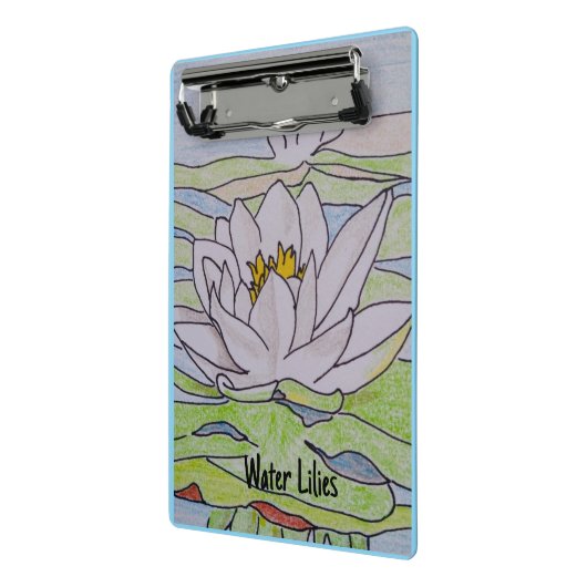 Water Lilies Mini Klemmbrett (Gewinkelt2)