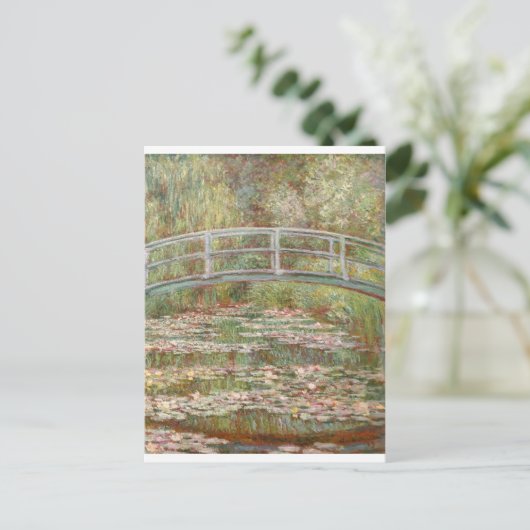 Water Lilies ~ Monet Postkarte (Stehend Vorderseite)