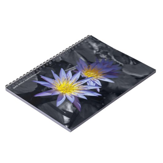 Water Lilies Notebook Notizblock (Linke Seite)