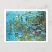 Water Lilies Nymphaeas Claude Monet Postkarte (Vorderseite)