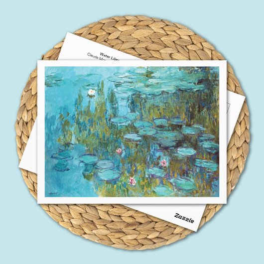 Water Lilies Nymphaeas Claude Monet Postkarte