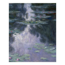 Water Lilies (Nympheas) Claude Monet Glossy