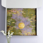 Water Lilies Painting von Claude Monet Seidenpapier<br><div class="desc">Zierpapier mit der Ölmalerei,  Water Lilies (c. 1919) von Claude Monet. Ein französischer Impressionist. Lily pads in einem Wassergarten mit rosa Blume.</div>